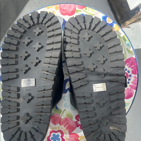 Michael Kors Black Sandals with Crystal Buckles - Picture 6 of 7